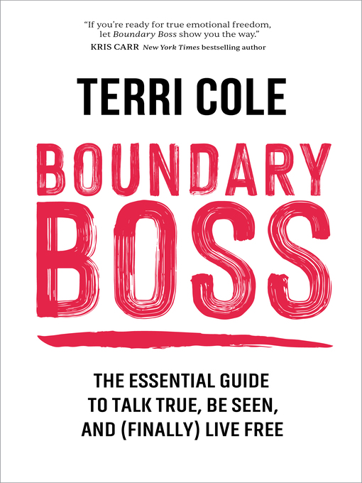Title details for Boundary Boss by Terri Cole, MSW, LCSW - Wait list